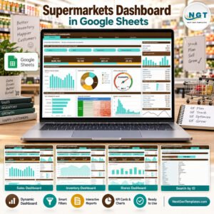 Supermarkets Dashboard in Google Sheets