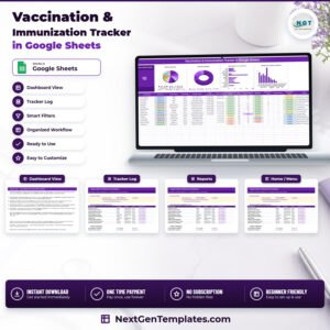Vaccination & Immunization Tracker in Google Sheets