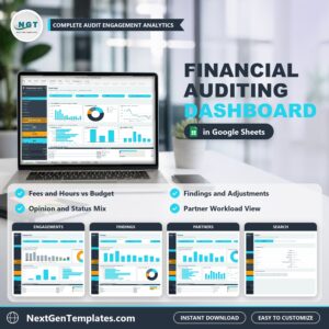 Financial Auditing Dashboard in Google Sheets feature image