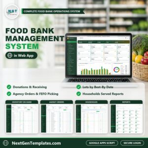 Food Bank Management System Web App