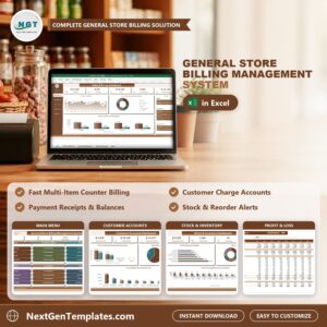 General Store Billing Management System in Excel VBA