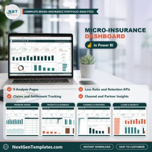 Micro-Insurance Dashboard in Power BI